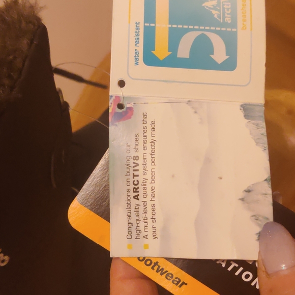 NVT Arctiv 8 insulated water proof boots with fur inside - Picture 3 of 5